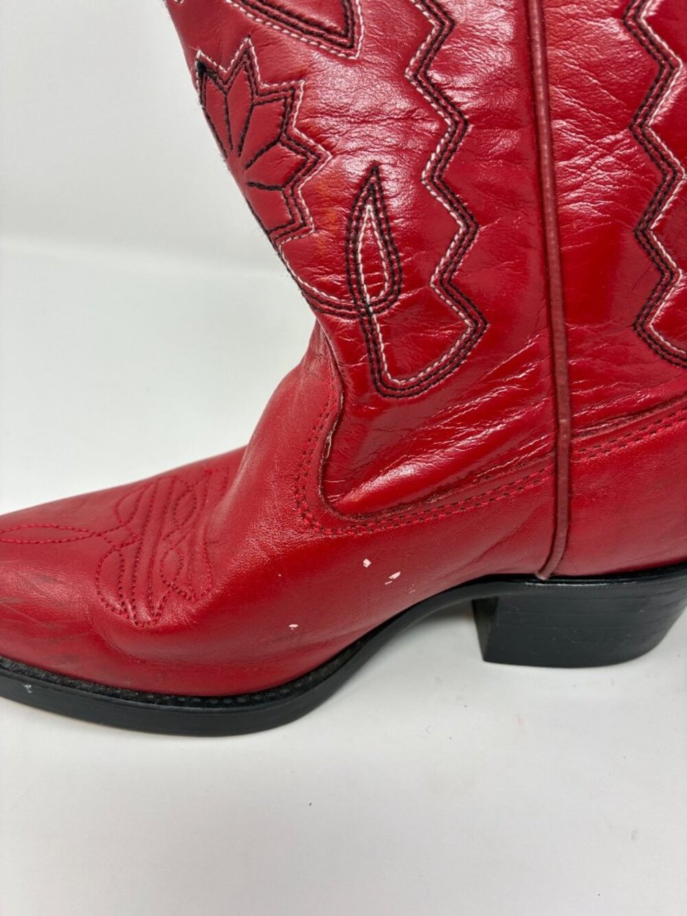 Cowboy Boots Western Cowgirl Embroidered Kids Size 10.5 Lightup - Picture 3 of 7
